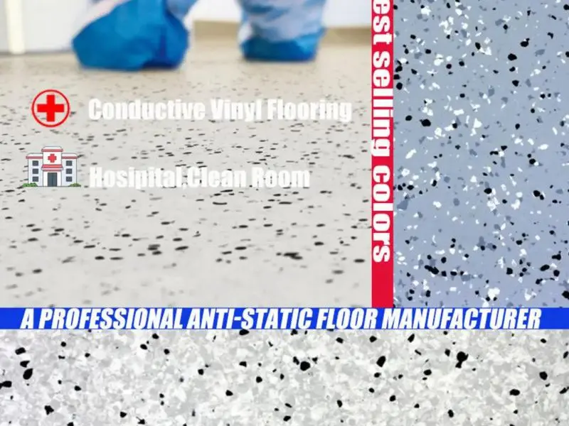 Permanent Anti-static Homogeneous Vinyl Flooring For lab (2)