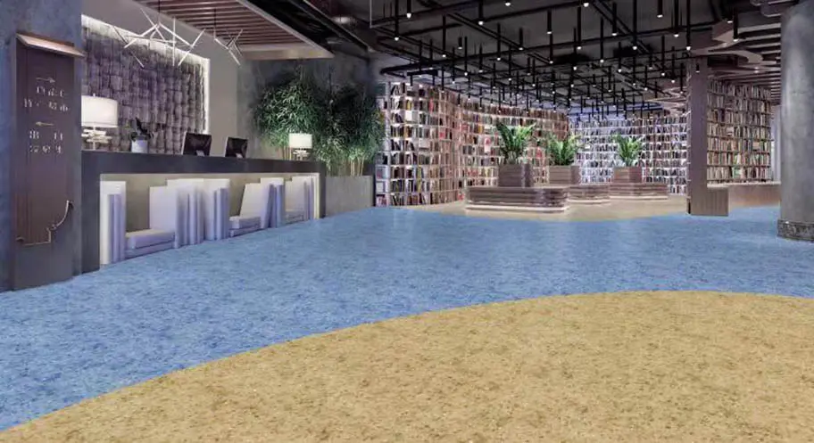 Factory Supply Commercial Safety Flooring - commercial heterogeneous pvc floor – Linsu