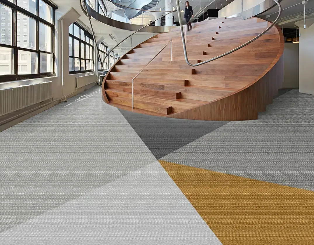 Which ground can lay the PVC flooring directly