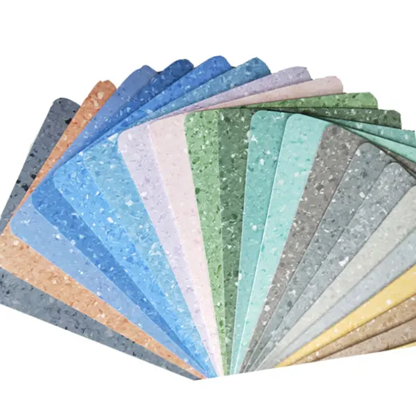 Pure color homogeneous vinyl flooring for dance room