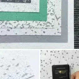 Conductive vinyl flooring