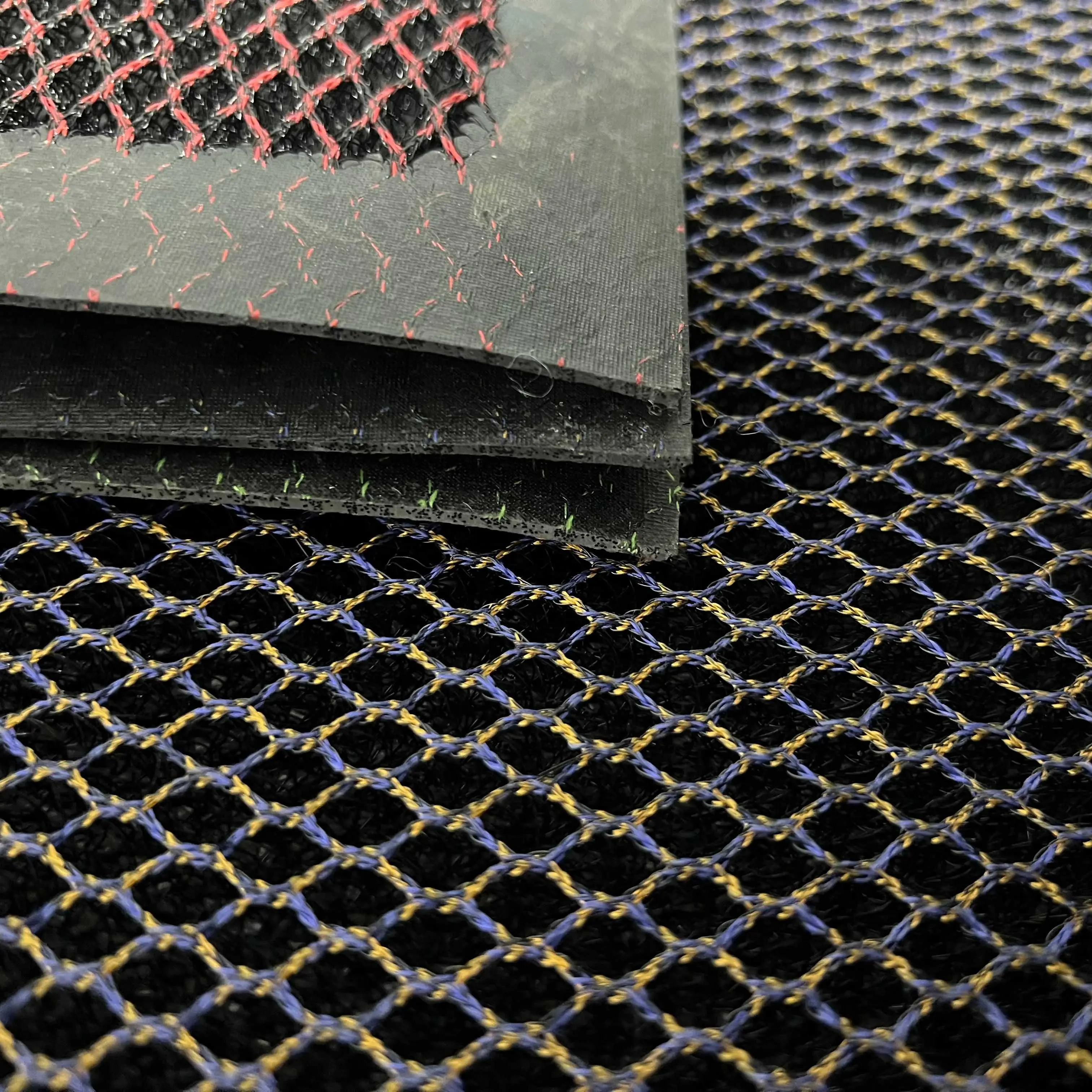 8.5mm Anti-slip Scrape Mud and Dust PVC Elastic Mesh Entrance Doormat for Indoor/Outdoor, Office, Villa