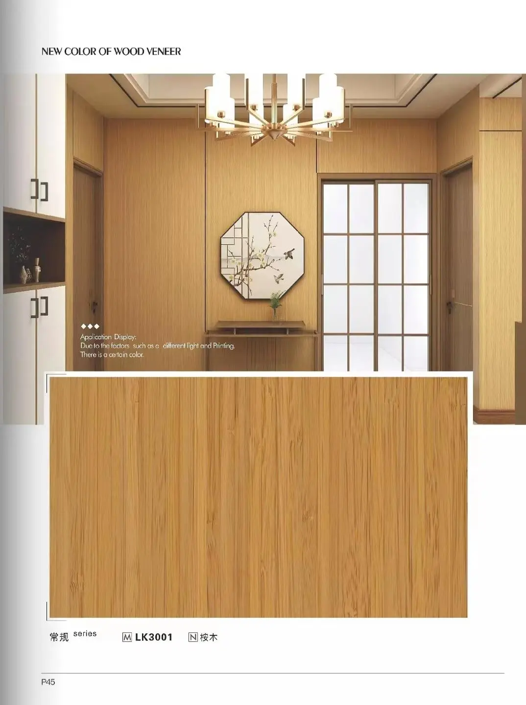 China Indoor Pvc Sports Flooring - Wooden Grain look Wood Plastic Composite WPC Wall Panel – Linsu detail pictures