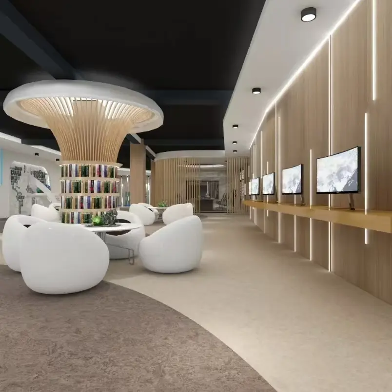 Commercial heterogeneous pvc floor