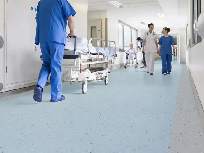 The application of homogeneous PVC vinyl flooring in hospital