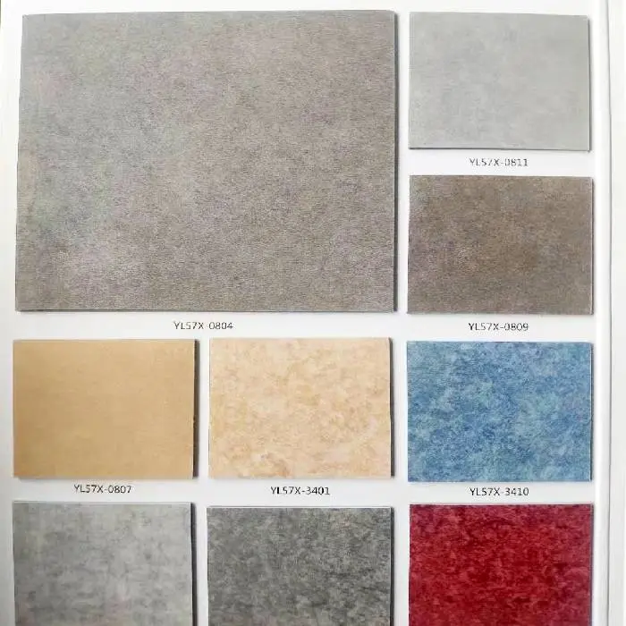 OEM Customized City Commercial Flooring - heterogeneous commercial pvc floor – Linsu detail pictures